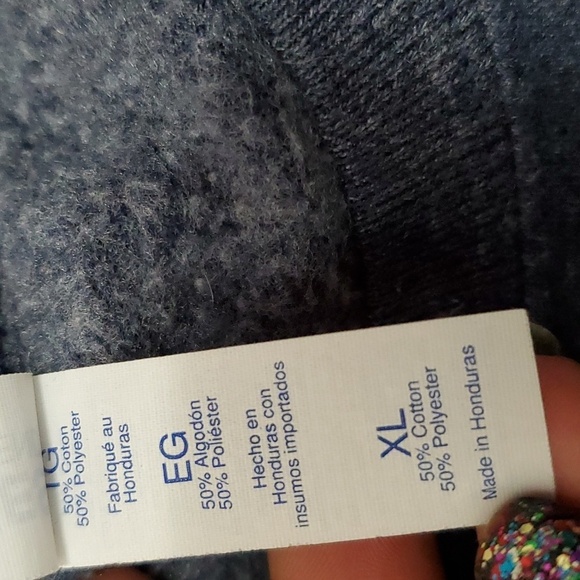 Farm Christmas Cow Goat Pig Sheep Chicken Truck Pullover Crewneck Sweater Sz XL - Picture 9 of 10